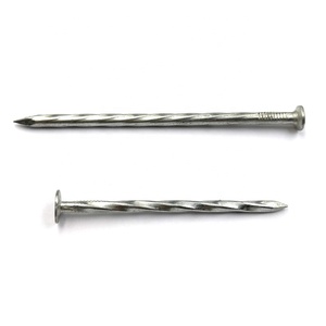 Clous en fil de fer de haute qualité Q195 Q235 avec tige torsadée et pointe diamantée pour la construction - Product Image 6