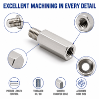 Entretoise et support métalliques usinés CNC de précision sur mesure pour machines industrielles, électronique, automatisation et assemblage mécanique