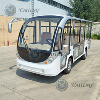 Bus électrique/à essence Caiteng chinois 8/11/14/17/20/23 places, 6 mètres, moteur à batterie, bus de tourisme de luxe, vitesse maximale de 30 km/h