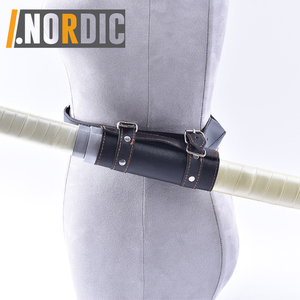 Épée de samouraï <span class=keywords><strong>Katana</strong></span> épée médiévale deux boucles en cuir grenouille étui support ceinture Cosplay accessoires gaine en cuir réglable être - Product Image 2