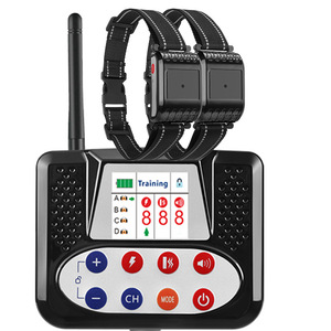 Dropshipping cerca de perro <span class=keywords><strong>collar</strong></span> de entrenamiento inalámbrico al aire libre mascota electrónico remoto rango ajustable impermeable - Product Image 4