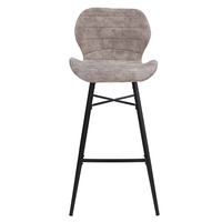 Tabouret de bar en plastique chromé, design italien, siège de tracteur, abs