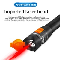 Lápiz de prueba de fibra óptica de luz roja de 5/10/20/30 km, herramienta de empalme en frío con conectores SC/FC/ST/LC - Venta al por mayor