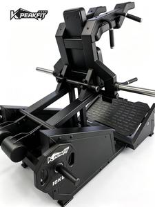 Equipo de Gimnasio Comercial para Fitness, Hack Squat, Entrenamiento para Bajar de Peso, Levantamiento de Pesas, Equipo de Fuerza, Leg Press con Placas de Peso, Hack Squat BD100 - Product Image 2