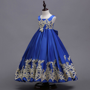<span class=keywords><strong>Vestido</strong></span> <span class=keywords><strong>de</strong></span> <span class=keywords><strong>Fiesta</strong></span> <span class=keywords><strong>de</strong></span> Princesa sin Mangas con Bordado <span class=keywords><strong>para</strong></span> Niñas <span class=keywords><strong>de</strong></span> 5 a 15 Años - Product Image 2