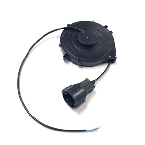 Câble rétractable de 3 m de long, petite capacité, prise femelle EU 2 broches vers extrémité dénudée, câble d'alimentation à ressort, enrouleur de câble à rembobinage automatique - Product Image 2