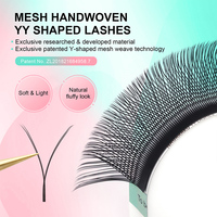Extensions de cils en forme de YY NAGARAKU, effet tissé, cils synthétiques, faux cils