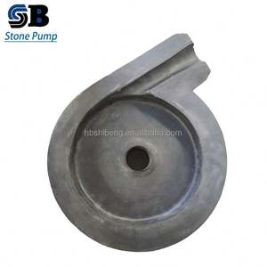 Bomba de lodos de concha de caracol serie 3/2 AHR con impulsor de vórtice cerrado y accesorios de acero, hierro fundido y caucho, fabricada en China, bomba de agua - Product Image 1