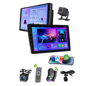 Pantalla de coche Android de 10 pulgadas 6 + 128G 360, vista envolvente, Radio Retro de coche, estéreo, Carplay automático para monitores universales para reposacabezas de coche