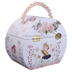 Caja <span class=keywords><strong>de</strong></span> <span class=keywords><strong>Música</strong></span> <span class=keywords><strong>de</strong></span> Madera Ever Bright con Diseño <span class=keywords><strong>de</strong></span> Unicornio Antiguo y Bailarina Rosa, con Manivela, Sonido <span class=keywords><strong>de</strong></span> los Años 30, Asa <span class=keywords><strong>de</strong></span> Perlas Ecológica - Product Image 4