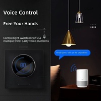 Solution Tuya pour la maison, interrupteur mural intelligent Zigbee, panneau de commande 86 boutons, réglage de la luminosité, commande vocale