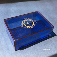Boîte acrylique personnalisée pour chaussures, en plexiglas coloré, présentoir à personnaliser