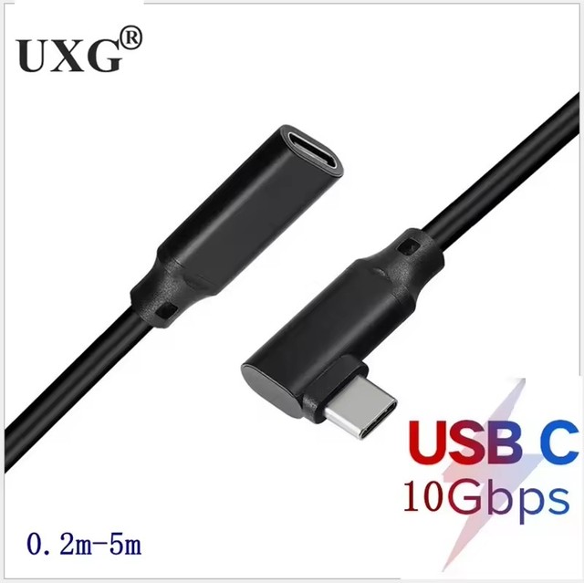 4K PD 100w 5A USB3.1 Type-C Extension Cable 100W USB-C Gen 2 10Gbps Extender Cord For Mac Nintendo Switch SAMSUNG Laptop