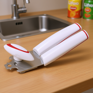 Ouvre-boîte manuel Leifheit Lifty ComfortLine, outil de cuisine facile à utiliser - Product Image 3