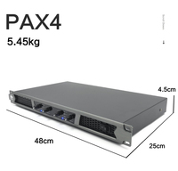 PAX2 vente directe d'usine professionnel 2 canaux 1200W * 2 amplificateur de puissance numérique haute puissance