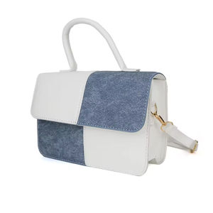 Sac à bandoulière carré tendance pour femme, nouvelle mode, bandoulière unique, imperméable, en PU, fermeture à rabat, décoration lettres, tendance - Product Image 6