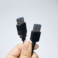 Hochgeschwindigkeits-USB3.0-Verlängerungskabel (Stecker auf Buchse) mit TPE/PVC-Ummantelung, 1,5 m, 5 Gbit/s, für Powerbanks und Kameras