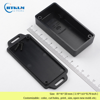 Kotak Sambungan Dinding untuk Pemasangan di Dinding, Kotak Plastik Elektrik, Kotak Plastik DIY untuk Elektronik, Kotak Speaker Kosong 81*41*20mm, Kotak ABS