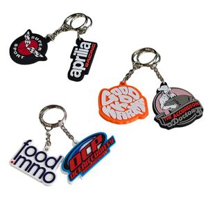 Customised Oem Custom No Minimum logo Rubber 3d Soft Pvc Keychain Rubber Key Ring - Product Image 5