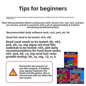 ชุดทดสอบซาลิเฟิร์ตสำหรับวัดค่า KH ในทะเล และแอมโมเนีย - Product Image 2