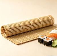 Tapis à sushi en bambou naturel de haute qualité, pour restaurant et usage domestique