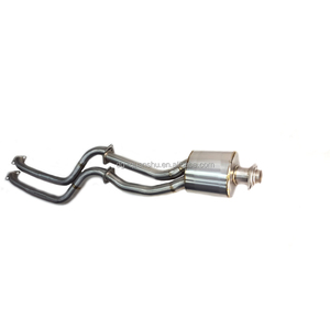 Tuyau d'échappement intermédiaire Kaze en acier inoxydable et alliage de titane soudé à l'arc argon pour BMW 1M E82, silencieux cat-back, épaisseur 1 mm, certifié 5S - Product Image 1