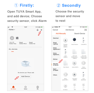 Manufacture Price Powered by Tuyasmart <strong>IOT</strong> Platform Wireless <strong>Sensor</strong> <strong>Wifi</strong> Alarm Tuya Smart Gas Leak Detector - Product Image 2