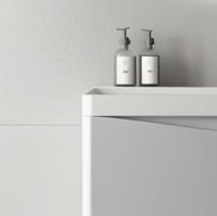 Bonne qualité avec matériau PVC Armoire avec évier Vanité avec miroir Lavabo pour hôtel Salle de bain Salle de bain de luxe