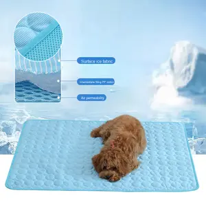 Sommer kühlung Haustier bett Große Hunde Katzen decke Ice Pad Mesh Bottom PVC Nylon <span class=keywords><strong>Cool</strong></span> <span class=keywords><strong>Mat</strong></span> zum Schlafen - Product Image 2