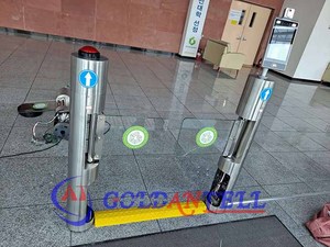 Una corsia singolo passaggio direzionale RFID Altalena Barriera e gestione Pedone <span class=keywords><strong>Porta</strong></span> per Residence - Product Image 3