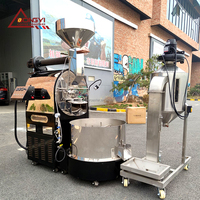 Tostador de Café Automático de Gas de Alta Calidad Dongyi de 20 kg en Venta, Versión con Tecla de Presión, Artículo Económico