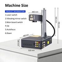 Machine de marquage laser à fibre portable US Stock Scotle 200W JPT M7 Mopa avec autofocus pour gravure sur métal, marqueur coloré pour acier