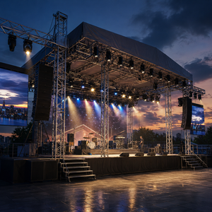 Cheap Price ,Good Quality 1.22*2.44m Event <b>Stage</b> Podium Easy Install <b>Platform</b> Concert Portable <b>Stage</b> <b>Platform</b> for Church Wedding - Product Image 5