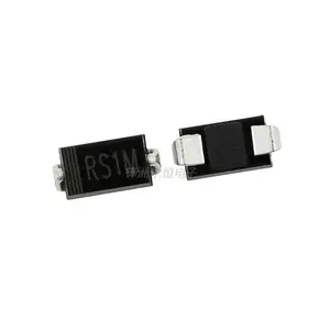 RS1M SMD ฟื้นตัวอย่างรวดเร็วไดโอดเรียงกระแส SMA SMD FR107 DO-214AC