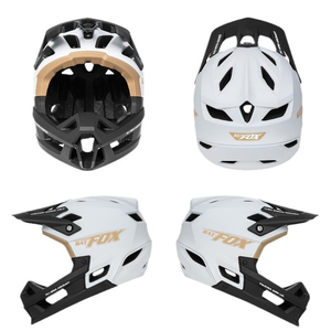 Casco Integral BATFOX para Adultos, Ciclismo, Bicicleta de Montaña, Cross Country, Protección para la Cabeza, Transpirable, Resistente a Impactos, con Visera - Product Image 3