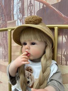 Nouveauté Offre Spéciale 22 pouces <span class=keywords><strong>Bebe</strong></span> Reborn réaliste poupée en vinyle souple modèle de mode réaliste jouet pour filles cadeau parfait - Product Image 5