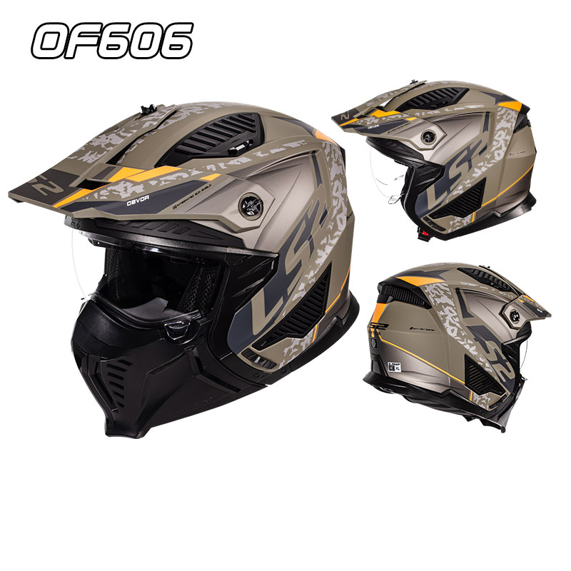 LS2 OF606 Drifter Open Face Helmet (Matt Sand) #ls2helmets #Thevisorsh