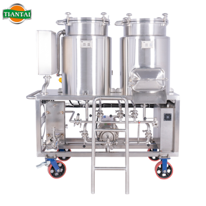 Equipo de Elaboración de Cerveza de Acero Inoxidable de 50L, Fermentador de Granos, Máquina para Hacer Cerveza de Barril, Bomba Eléctrica/de Vapor <span class=keywords><strong>HULK</strong></span> con Revestimiento de Espejo - Product Image 2