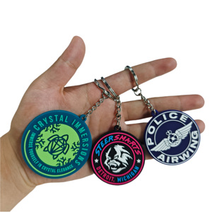 Design OEM PVC Keychain Made Custom Logo Soft 2D Pvc Keyring Cute Rubber PVC Anime <b>Key</b> <b>Chain</b> - Product Image 5