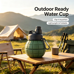 Estufa de Leña Portátil para Exteriores con Chimenea y Puerta de Vidrio con Ventana para Observar las Llamas, Patas Estables para Acampar, Hacer Senderismo y Excursiones - Product Image 6