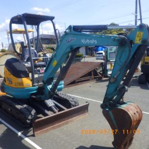 Excavadora usada de Japón, 2000 horas, 2.5t, compacta, sin cola, miniexcavadora Kubota usada, excavadora usada versátil, mini pelle - Product Image 5