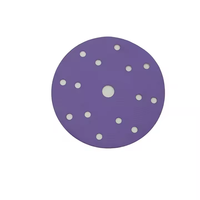 Offre Spéciale : Disque de ponçage en céramique de 6 pouces avec fixation auto-agrippante pour l'élimination de matériaux et la reprise de surface, grain 60, violet