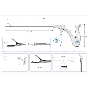 Instrumentos de Atención Médica Al Hida, Pasador de Suturas para Artroscopia, Herramienta Quirúrgica Ortopédica Manual, Certificación CE Clase II - Product Image 2