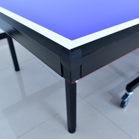 Vente Directe Usine Table de Tennis de Table Professionnelle Pliante d'Intérieur 18mm MDF avec Roues pour Divertissement et Exercice