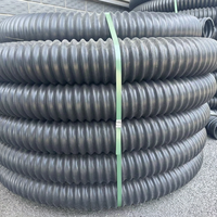 Tuyau flexible haute pression en PEHD rond pour protection de câbles électriques, conduit de câblage PE pour usage extérieur, 100m, marque Qianxin, ISO