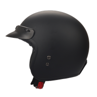 Casque de moto en fibre de verre durable approuvé ECE R22.06 Casque de moto unisexe rétro à demi-couvert pour toutes les saisons