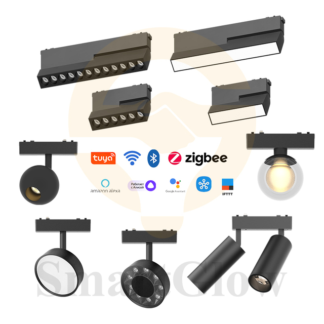 Ultra Slim Magnet Track Surface Ceiling Aluminum Flexible Linear Lamp Led Spotlight 48V Ultra Thin Ceiling Magnetic Track Light