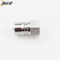 Raccord rapide hydraulique en acier inoxydable 304 KZF, connecteur ISO7241-B pour outils de plomberie