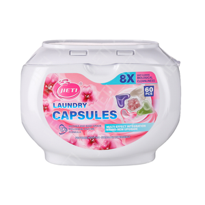 60 Cápsulas <span class=keywords><strong>de</strong></span> Detergente en Gel <span class=keywords><strong>para</strong></span> Ropa 5 en 1 <span class=keywords><strong>de</strong></span> Disolución Rápida, Hipoalergénicas y Suaves <span class=keywords><strong>para</strong></span> Manchas Difíciles, Venta al por Mayor - Product Image 1