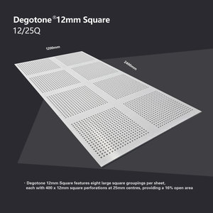 Tablero de techo de yeso acústico Sistema de absorción de sonido de junta sin costuras perforada Placa de yeso 1200x2400mm - Product Image 4